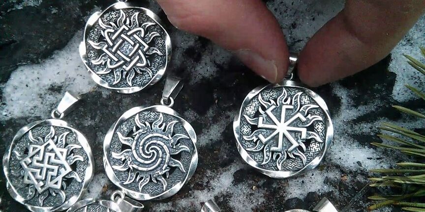 Wealth-attracting Slavic amulet made of silver