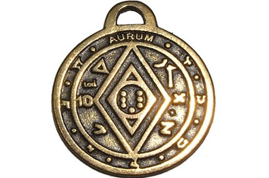 coin charm for good luck and wealth